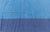 1950s Doris Leslie Blau Mid-Century Dhurrie Blue With Navy Blue Flatweave Cotton Rug For Sale - Image 5 of 8
