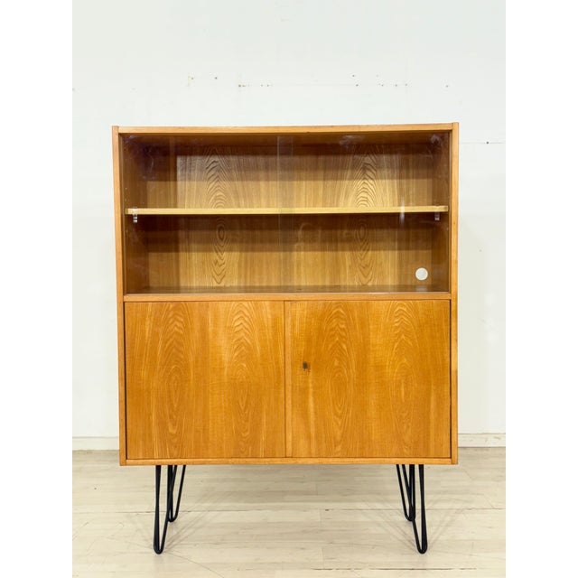 Vintage Highboard in Ash from VEB Hellerau For Sale - Image 10 of 14