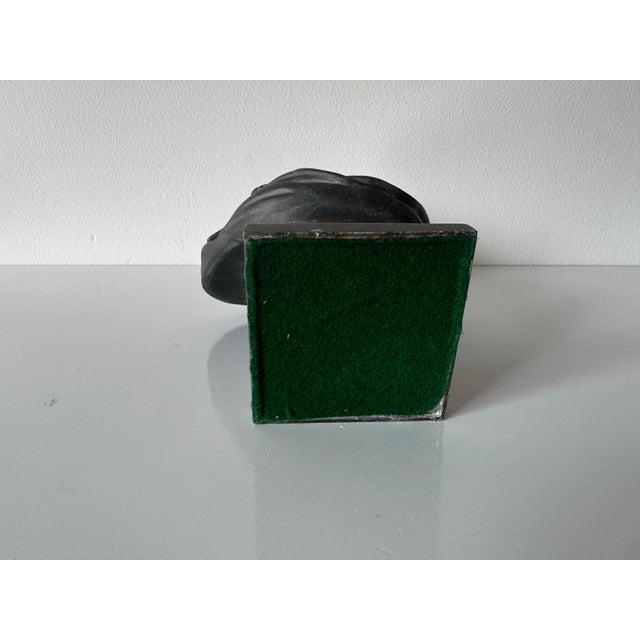 Vintage Cast Metal Bust of William Shakespeare on Pedestal Base For Sale - Image 12 of 12