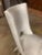 Caracole Caracole Transitional Cream Upholstered Side Chair With Gold Ferrules & Painted Wood Frame For Sale - Image 4 of 7