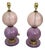 Murano Glass Lamps, 1980s, Set of 2 For Sale