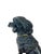 Early 20th Century Antique French Lead Painted Black Spaniel Dog Seated on a Rock For Sale - Image 5 of 12