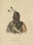 After Charles Bird King, Sioux Chief Portrait Esh-Ta-Hum-Leah, Lithograph, 1838 For Sale - Image 3 of 11