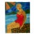 1970s Vintage ‘Bather’ Painting in Manner of 1920’s -1950’s Unsigned and Unframed For Sale