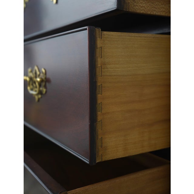 Kindel Furniture Kindel National Trust Mahogany Chest on Chest For Sale - Image 4 of 16