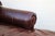 Textile Vintage Old Hickory Tannery Brown Leather Chaise Lounge Chair, Feather Cushions For Sale - Image 7 of 18