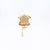 Gold Vintage 18k Gold & Enamel Cuckoo Clock Charm for a Bracelet For Sale - Image 8 of 14