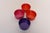 Set of Four Vintage Purple, Orange and Pink Melamine "Max" Bowls by Massimo Vignelli for Heller For Sale In New York - Image 6 of 14