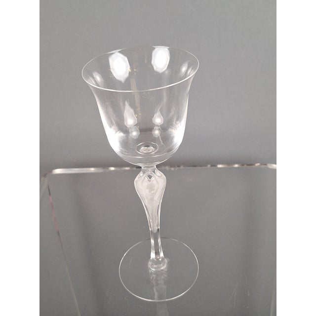 Modern Pavlova Wine Glasses by Igor Carl Fabergé, 1980s, Set of 8 For Sale - Image 3 of 7