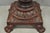 Antique American Empire Carved Mahogany Cannonball Paw Foot Pedestal Table Base For Sale In Philadelphia - Image 6 of 18