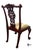 American Vintage Chippendale Style Mahogany Dining / Accent Chair For Sale - Image 3 of 8