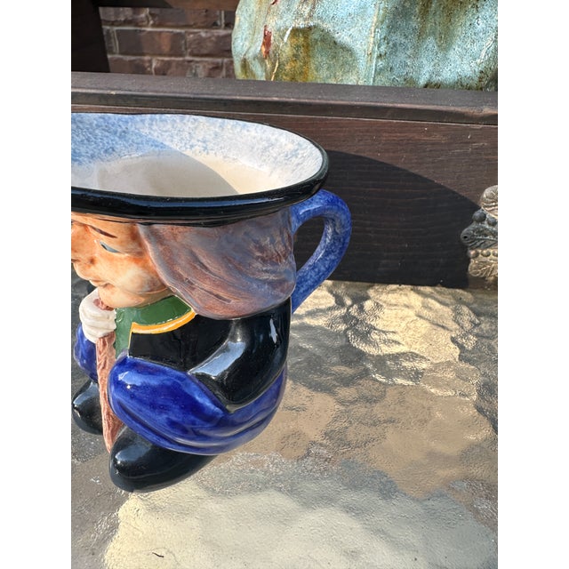 1970s Colonial Painted Creamer Cup For Sale - Image 4 of 7