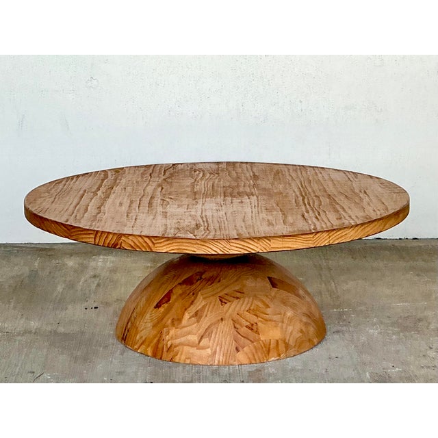 Vintage Puzzle Wood Coffee Table For Sale - Image 4 of 12