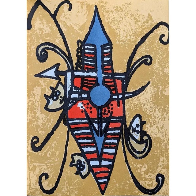 Wifredo Lam - Beautiful Original Lithograph, specially executed for XX Siecle, 1979. In perfect condition 31 x 25 cm I...