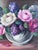 Vintage Original Flower Still Life Oil Painting: Framed Floral Art For Sale - Image 6 of 15