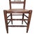 Early 20th Century Oak Spindle Back Side Chair With Embossed Heraldic Medallion Seat For Sale - Image 17 of 17