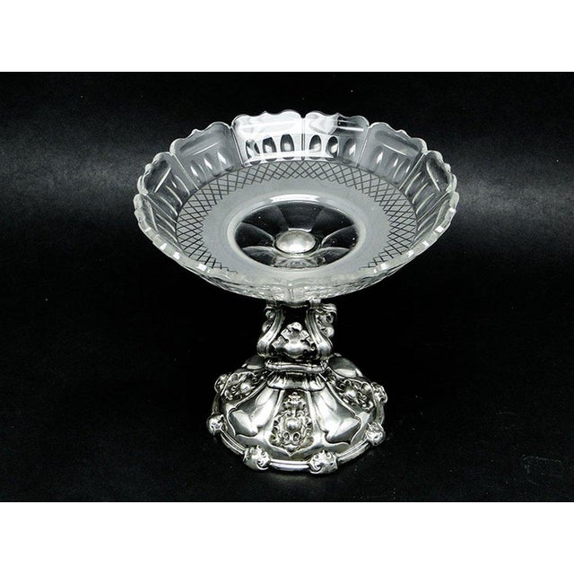 Austro-Hungarian silver fruit platter. It was made in Vienna in the period 1850-1870. The silver alloy is pressed and...