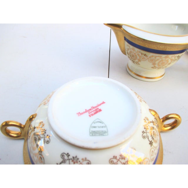 Mid 20th Century Mid 20th Century Limoge Haviland Pattern H-80-- Set of 9 Pcs. For Sale - Image 5 of 10