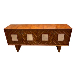 Mid-Century Italian Wooden Sideboard in the style of Paolo Buffa, Milan, 1940s For Sale