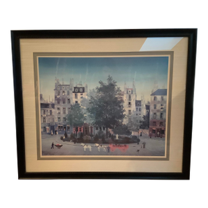 "Le Square" Michel De La Croix Framed Print