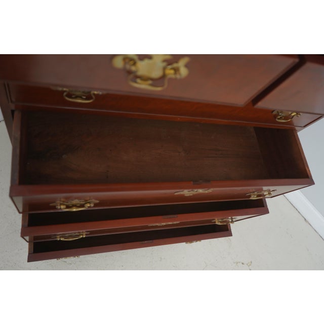 19th C. American Made Cherry Wood Chest of Drawers For Sale In Philadelphia - Image 6 of 16