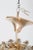 Mid-Century Modern Mid 20th Century Gilt Brass Cut Glass Flower Tiered Chandeliers by Palwa, Germany For Sale - Image 3 of 11