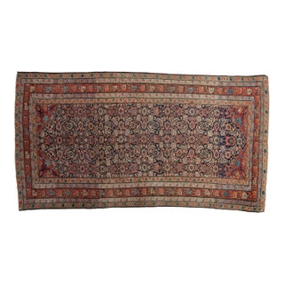 Antique Malayer Carpet - 5'1" X 9'4" For Sale