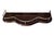 Vintage Wooden Wall Shelf With Brass Railing For Sale - Image 10 of 14