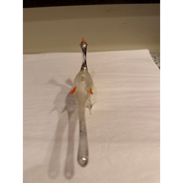 Antique Bimini Hand-Blown Glass Pheasant Bird Ornament For Sale In Boston - Image 6 of 6