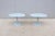 MCM Style Light Blue Organic Forms Side Tables Attributed to Morten Voss, a Pair For Sale - Image 9 of 18