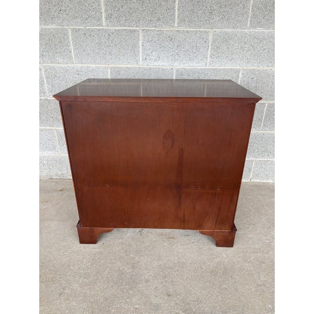 Pennsylvania House Cherry Georgian Style 4 Drawer Bachelor Chest For Sale - Image 10 of 11