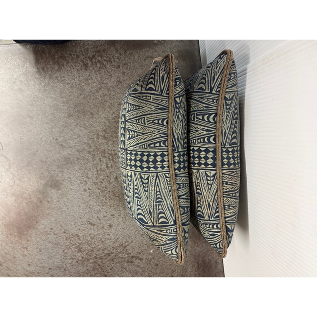 Fortuny David Duncan for Fortuny Mellila Decor Pillows, Pair For Sale - Image 4 of 12