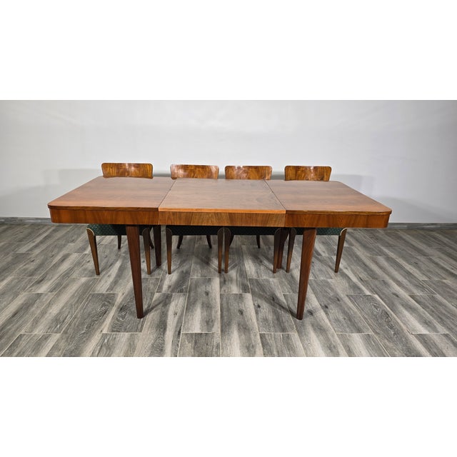 Dining Set by Jindrich Halabala, Set of 2 For Sale - Image 13 of 18