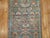 Early 20th Century Zabihi Collection Rare Narrow Long Sea Foam Persian Runner - 2'3" x 15'7" For Sale In New York - Image 6 of 7
