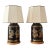Mid 20th Century English Traditional Reproduction Tea Canister Lamps - a Pair For Sale
