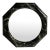 Mid-Century Modern, Octagonal Wall Mirror, Faux Marble Finish, Usa, 1980s For Sale