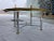 Mid-Century Modern Chrome X-Base Coffee Table Having Scalloped Brass Glass For Sale - Image 11 of 13