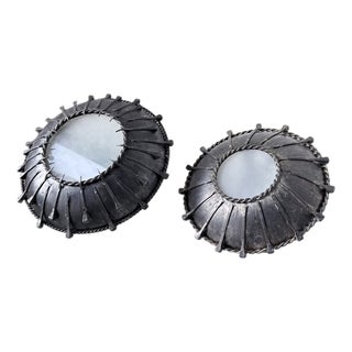 Brutalist Nail Wall Sconces, 1950s, Set of 2 For Sale