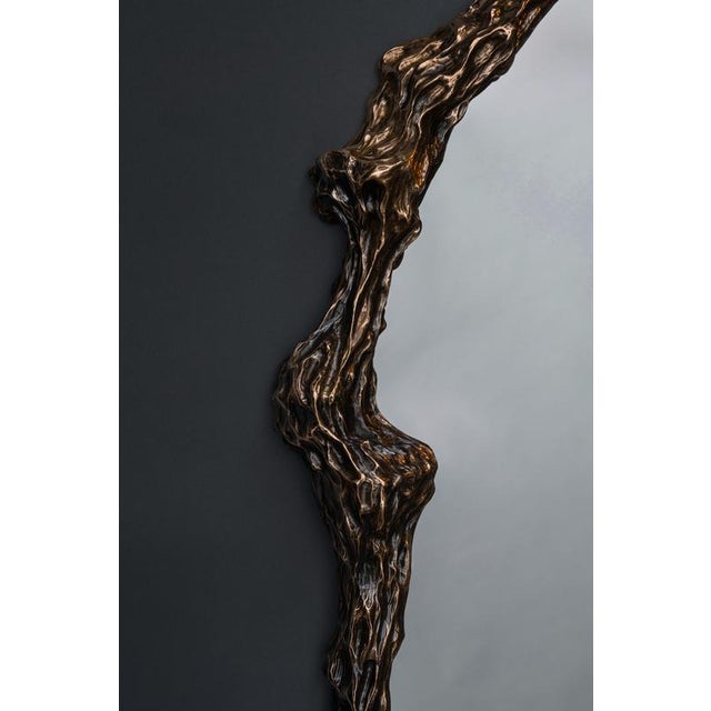 Metal People IV Mirror in Stainless Steel by William Guillon For Sale - Image 7 of 11