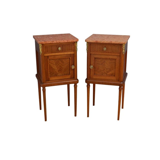 Mahogany Bedside Tables, 1900, Set of 2 For Sale - Image 13 of 14