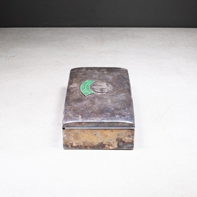Wood Vintage 1959 Sinclair Oil "Capacity Day" Commemorative Desk Box by Dieges & Clust For Sale - Image 7 of 9