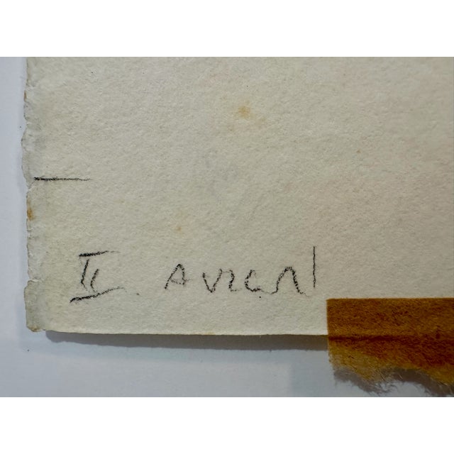Henry Emil Salloch Original Watercolor on Paper Ávila, Spain. 1973. For Sale - Image 4 of 6