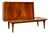 Bar with Side Table in Hardwood & Glass, Branco e Preto, 1950s - Lot 383A For Sale