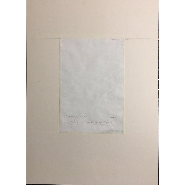 Hans Köhler, Balcony Plants, 1985, Watercolor For Sale - Image 6 of 13