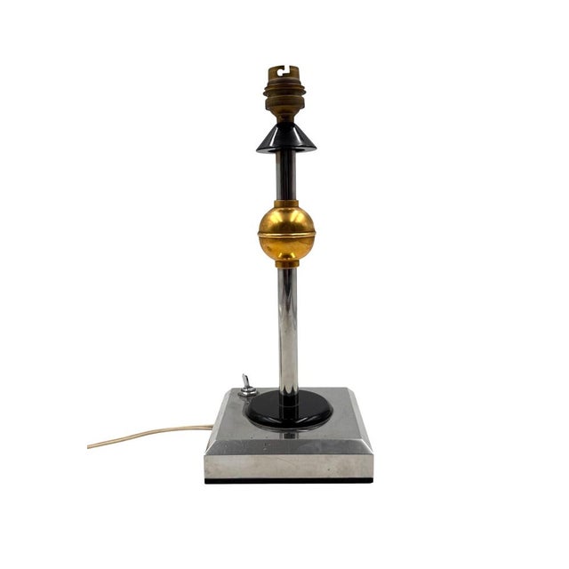 Art Deco Bakelite Table Lamp, France, 1980s For Sale - Image 3 of 10