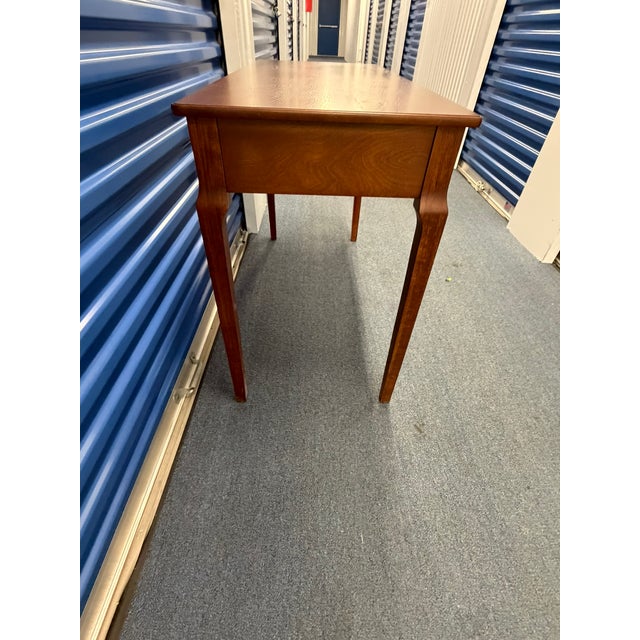 Vintage Solid Wood Writing Desk , Console or Side Table For Sale - Image 9 of 10