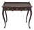 Swedish 20th Century Black Rococo-Style Writing Desk For Sale