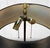 Metal Antique French Empire Brass Urn Black Shade Table Lamp For Sale - Image 7 of 12