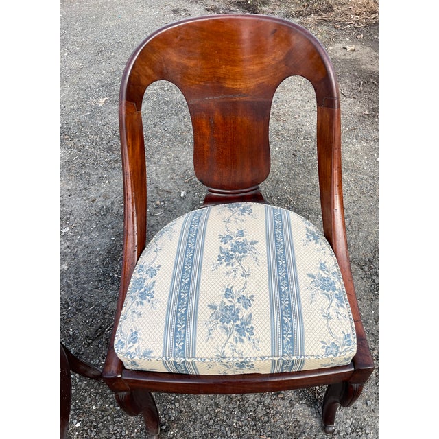 Set of Napoleon III Mahogany Chairs, Set of 4 For Sale - Image 9 of 18