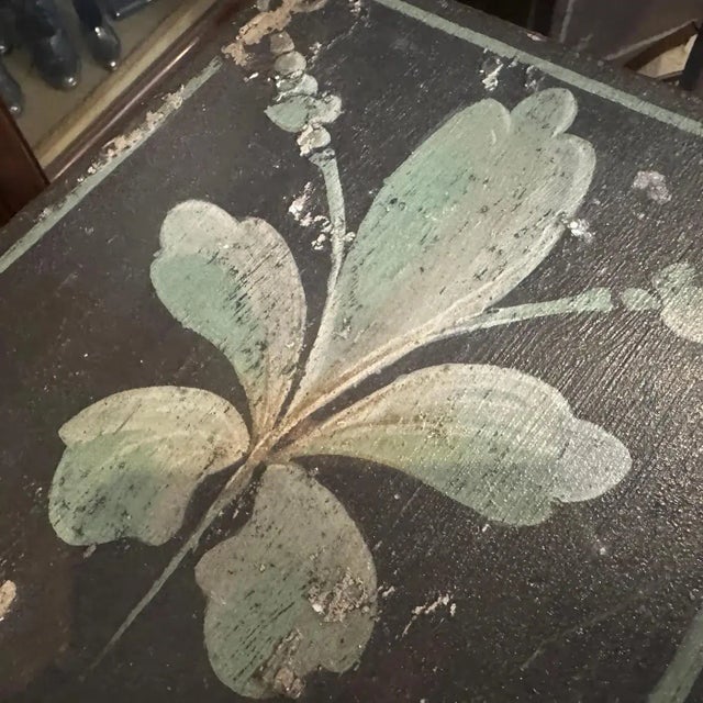 Italian 1890s Louis Philippe Brown and Green Lacquered Wood Sicilian Box For Sale - Image 3 of 9